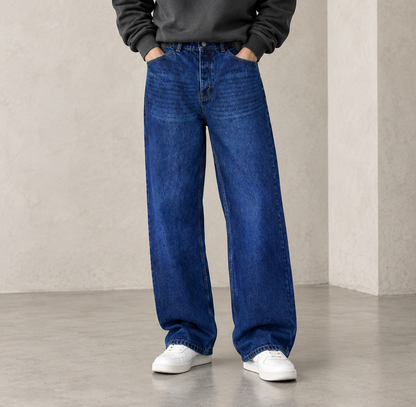 BLUE BAGGY JEANS