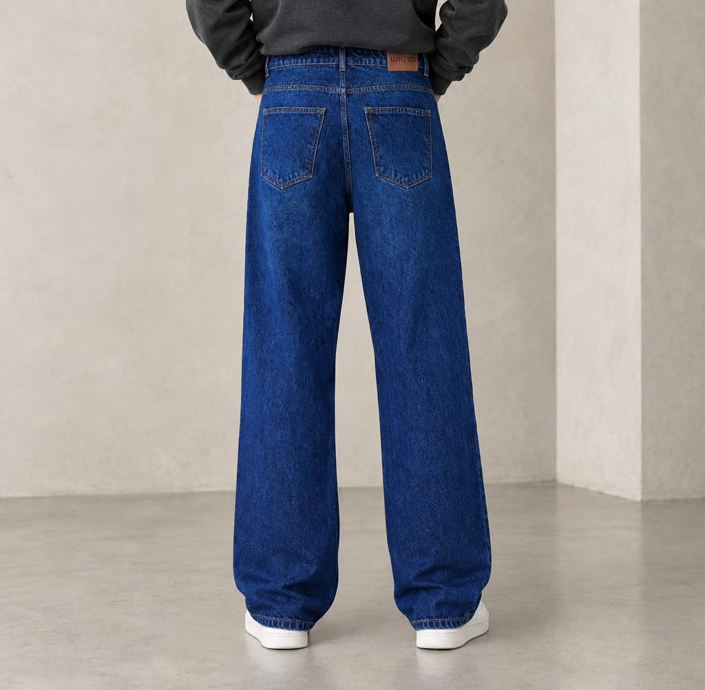 BLUE BAGGY JEANS