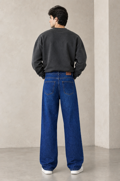 BLUE BAGGY JEANS