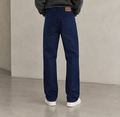 NAVY BLUE STRAIGHT JEANS