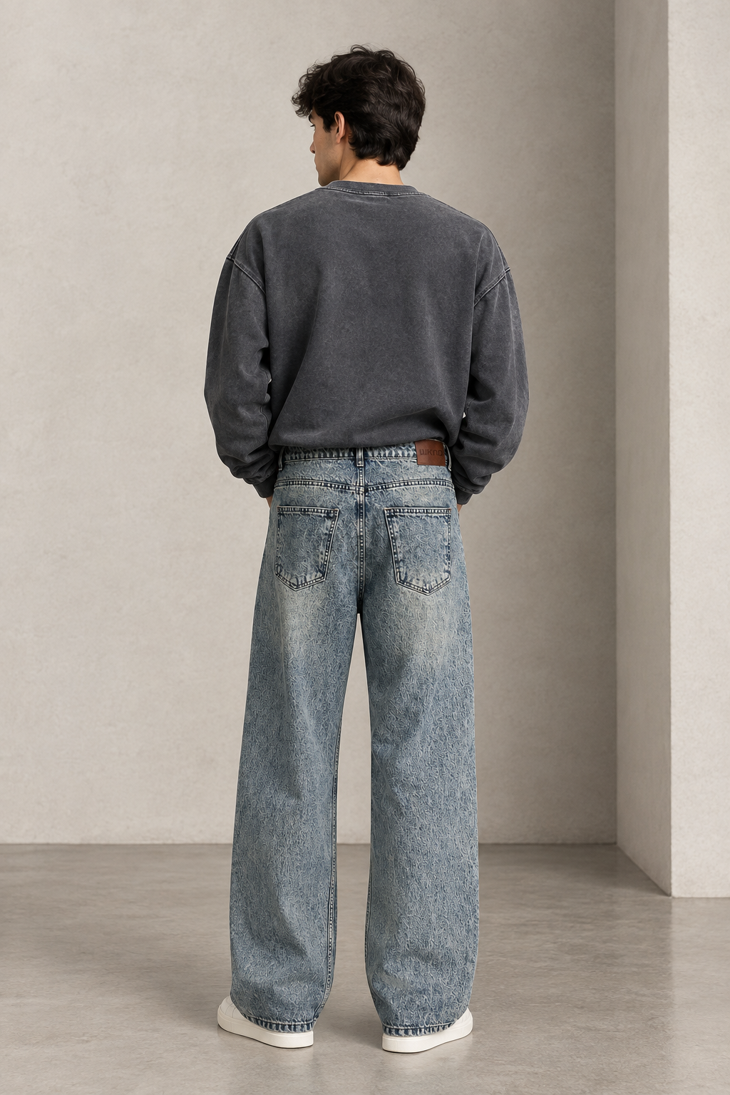 VINTAGE BLUE BAGGY JEANS