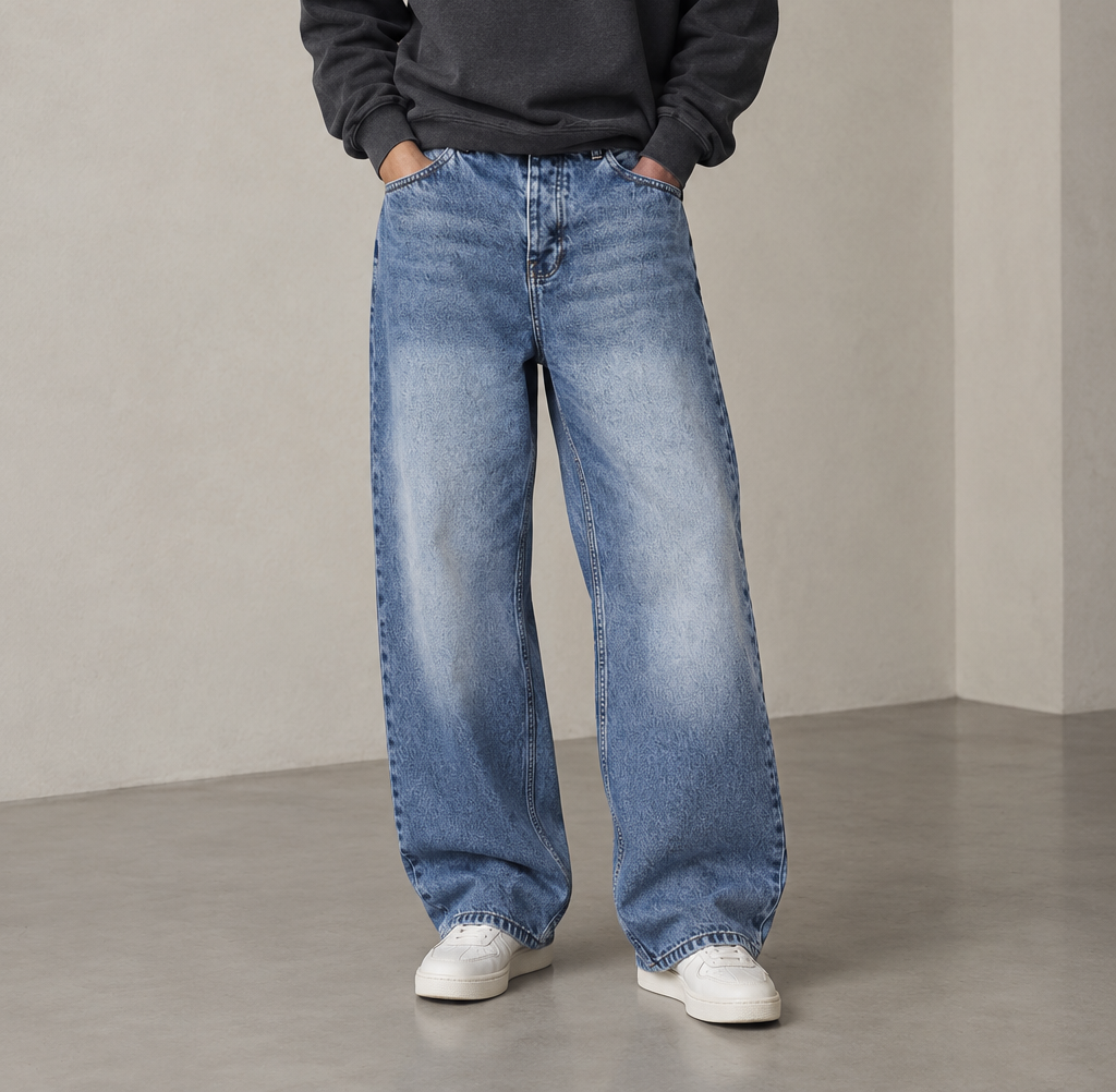 LIGHT BLUE LOOSE JEANS